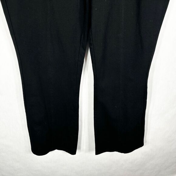 Isaac Mizrahi Plus Size‎ 16 Pants Black Trousers Flare High Rise Stretch 266 - Picture 4 of 9